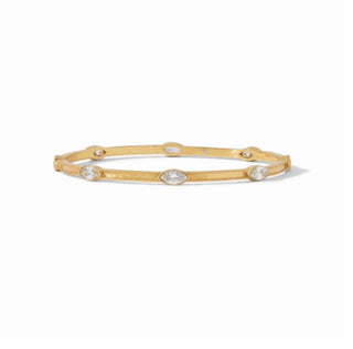 Julie Vos Bracelets Monaco Gold Bangle Bracelet w/ Multi Stone