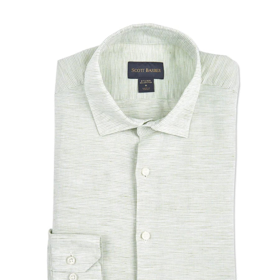 Scott Barber Men's Shirts Scott Barber - Linen/Cotton Barre Shirt