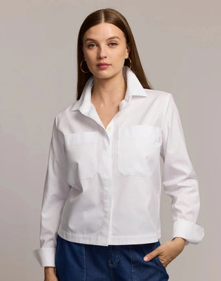 Hinson Wu Astrid Long Sleeve No Iron Luxe Cotton Shirt