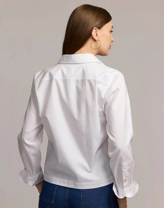 Hinson Wu Astrid Long Sleeve No Iron Luxe Cotton Shirt