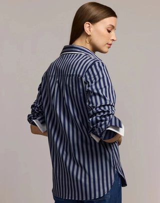 Hinson Wu Margot Long Sleeve Stripe Shirt