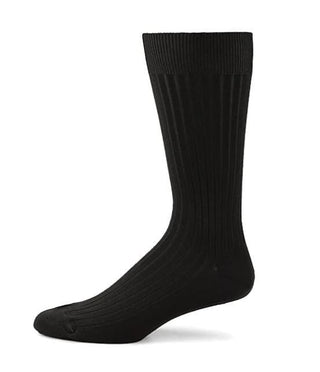 Marcoliani Black Ribbed Socks size 11.5-13.5