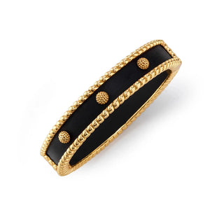 Capucine De Wulf Berry Small Hinged Bangle - Ebony