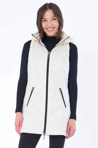 Anorak Long Quilted Vest