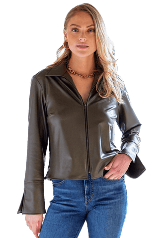 Finley Campbell Vegan Leather Jacket