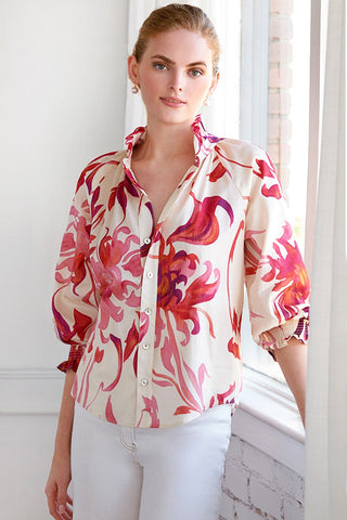 Finley Fiona Shirt Kyoto Floral