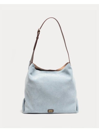 Frances Valentine Brynn Italian Suede Leather Hobo Handbag