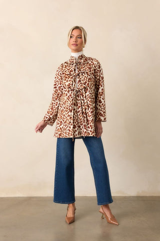 Prosperina Sheridan Bow Coat