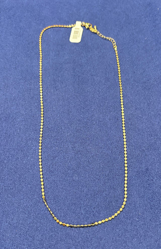 Figgy Small Coin Chain 18"