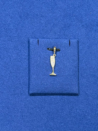 Champagne Glass Charm