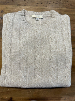Hagen Tides Cable Crew Sweater