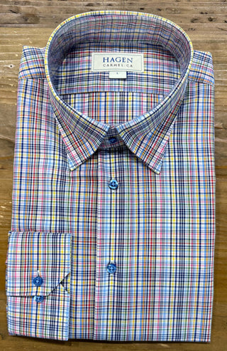 Hagen Colorful Summer Plaid Shirt