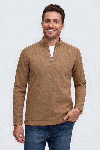 Raffi - The Barron L/S 1/4 Zip Mock Neck