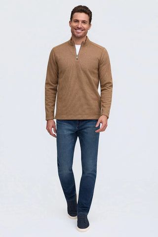 Raffi - The Barron L/S 1/4 Zip Mock Neck
