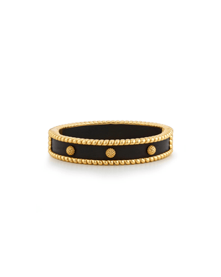 Capucine De Wulf Berry Small Hinged Bangle - Ebony