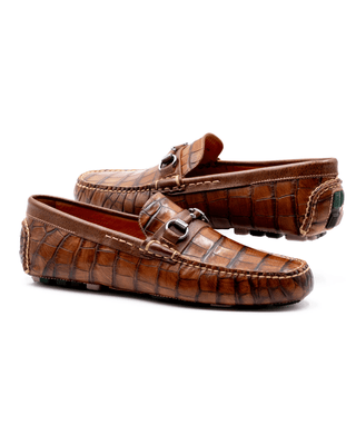 Martin Dingman Monte Carlo Alligator Grain Loafer