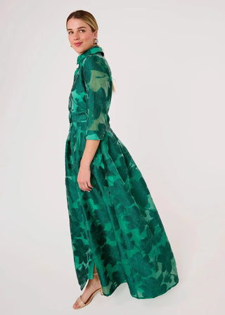 Abbey Glass Cecilia Gown Emerald Azalea Organza