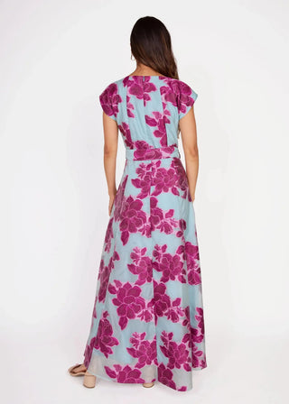 Abbey Glass OIivia Dress Berry Peony