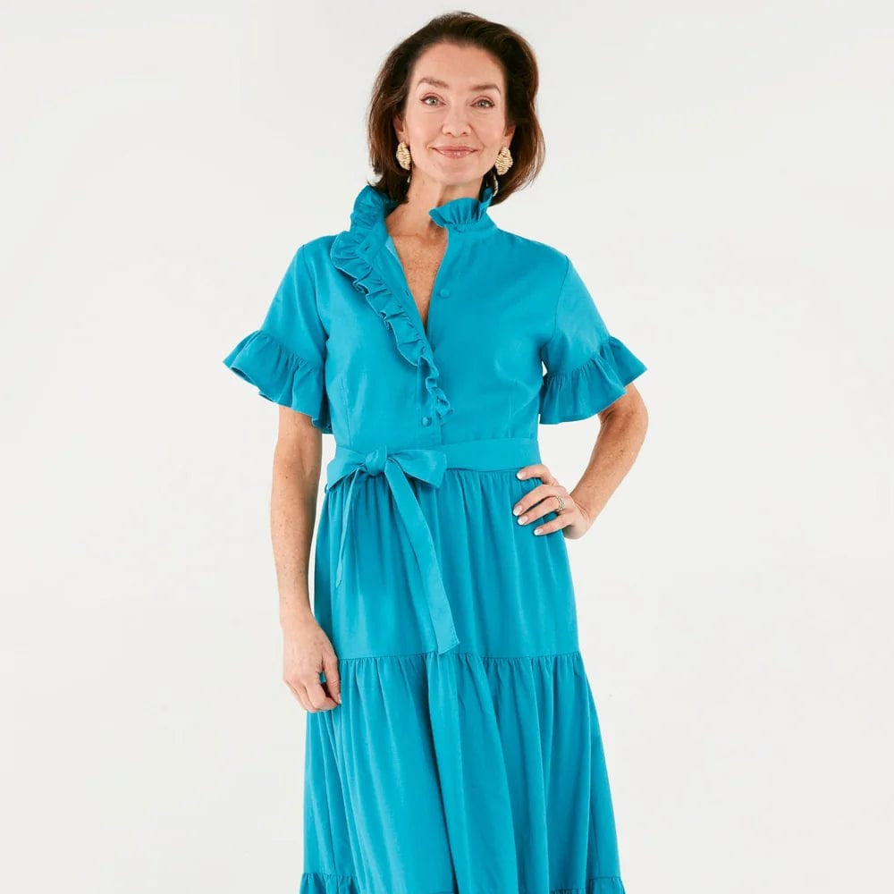 Abbey Glass Women's Dresses Coastal Blue / S Abbey Glass Sadie Maxi Dress Coastal Blue