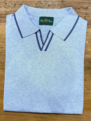 Alan Paine Portloe S/S Polo w/Placket Tipping