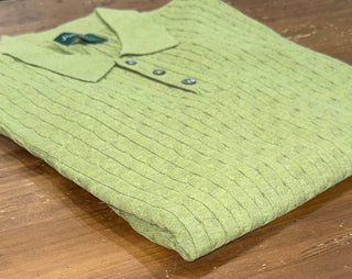 Alan Paine Portmellon S/S Cable & Bar Polo Shirt