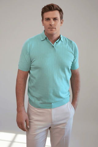 Alan Paine Paignton Short Sleeve Knit Polo - Planters Exchange