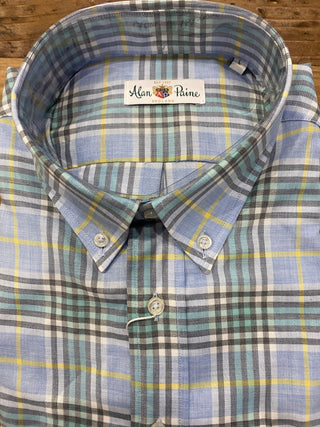 Alan Paine Men's Shirts Alan Paine Blue Plaid Shirt