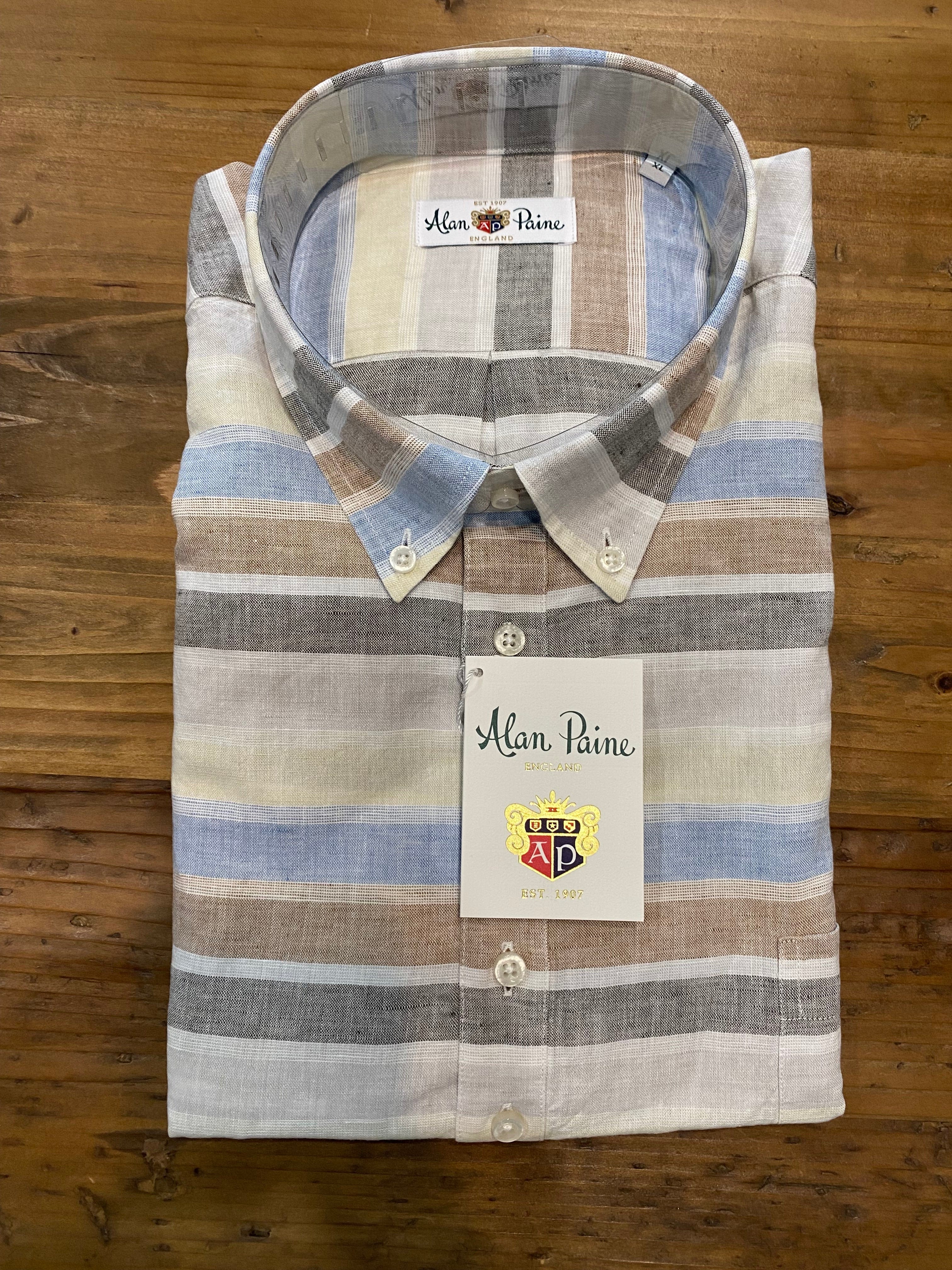 Alan Paine Men's Shirts Alan Paine Brooke Pop-Over Shirt