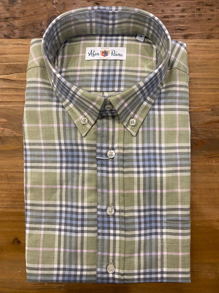 Alan Paine Men's Shirts Alan Paine Green Plaid Shirt