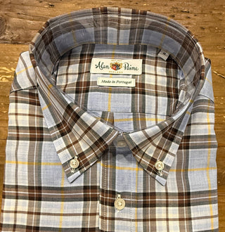 Alan Paine Mirfield Classic Fit Plaid Shirt Alan Paine