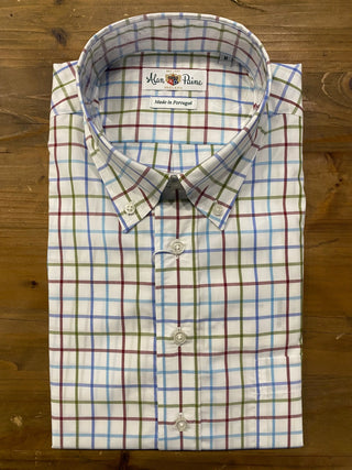 Alan Paine Men's Shirts Alan Paine Red/Green/Blue Fleetwood Shirt
