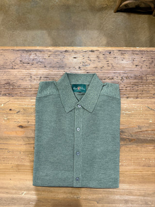 Alan Paine Wellswood Saddle S/S Button Through