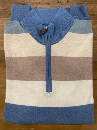 Alan Paine Men's Sweaters Airforce Blue / Medium Alan Paine Trowbridge Summer Weight Sweater