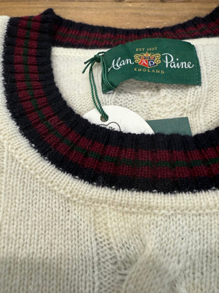 Alan Paine Ardmore Cable Lambswool Sweater