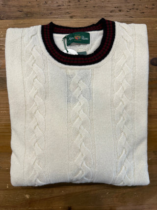 Alan Paine Ardmore Cable Lambswool Sweater