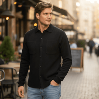 Alan Paine Ashcroft Full Milano Stitch  Shacket