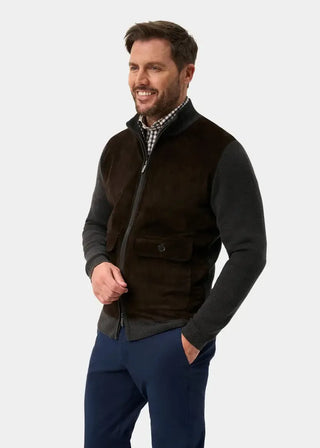 Alan Paine Oakmore Full Zip Through Jumper