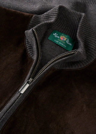 Alan Paine Oakmore Full Zip Through Jumper