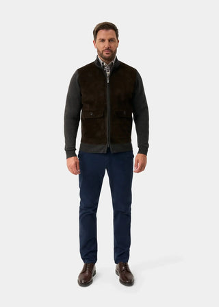 Alan Paine Oakmore Full Zip Through Jumper