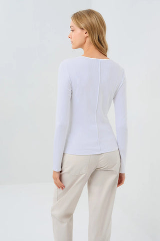 Anatomie Long Sleeve Celeste Rib Top