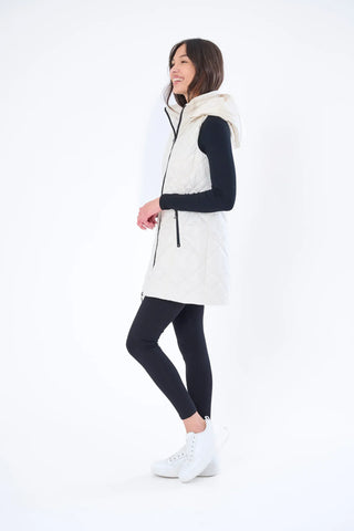 Anorak Long Quilted Vest