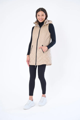 Anorak Long Quilted Vest