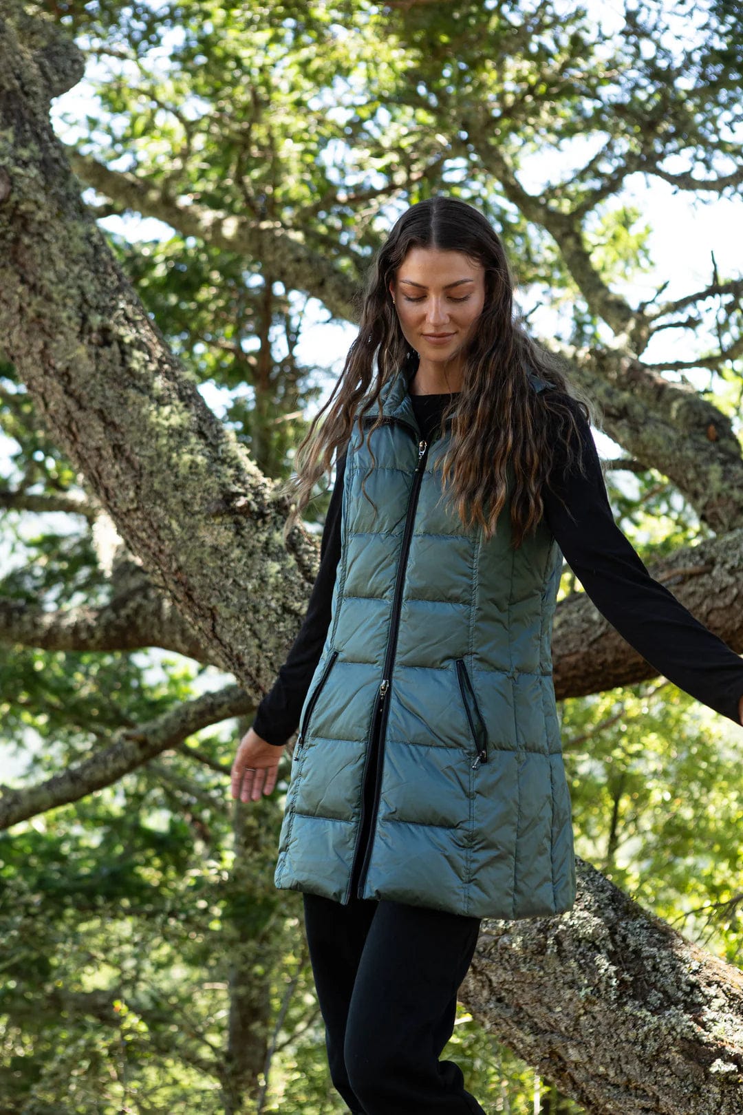 Anorak Long Metallic Down Vest Kryptonite Planters Exchange