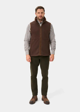 Alan Paine Aylsham Mens Fleece Waistcoat