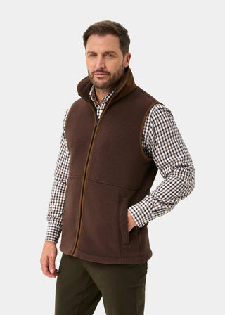 Alan Paine Aylsham Mens Fleece Waistcoat
