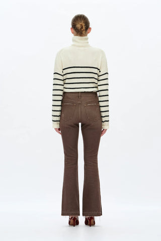 Bayeas High Rise Flare Leg Jean