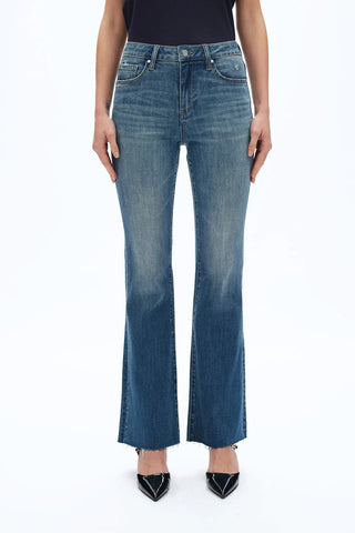 Bayeas Mid Rise Flare Leg Jeans