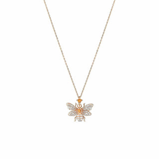 Queen Bee Artemis gold and diamond necklace