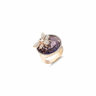 Queen Bee Bon Bon Gold Diamond Ring