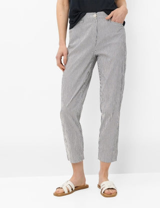 Brax Mara Pant – Navy Stripe